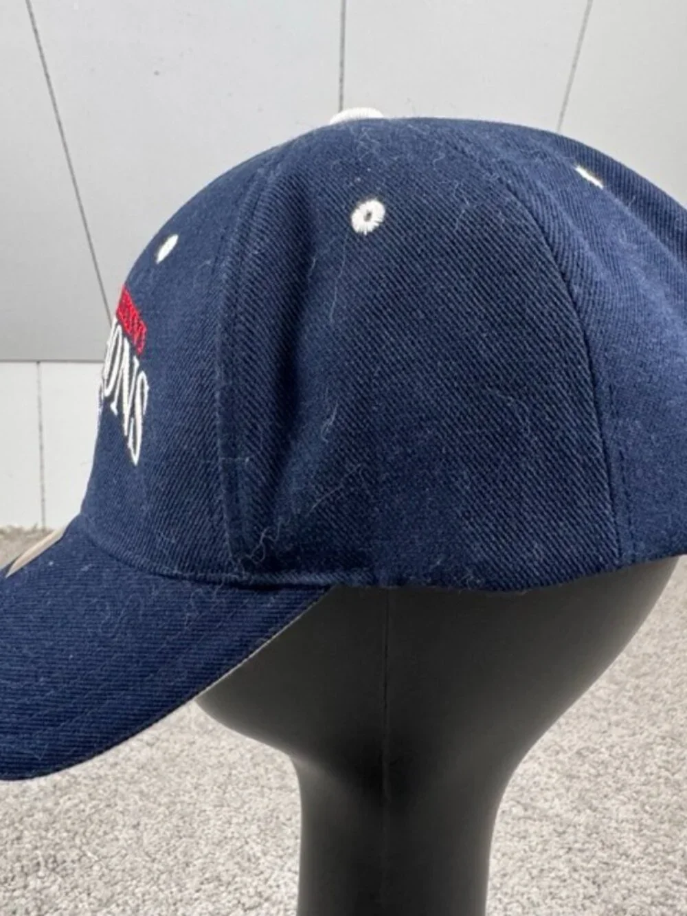 New England Patriots NFL Super Bowl XXXVI Champions Blue Hat Cap One Size